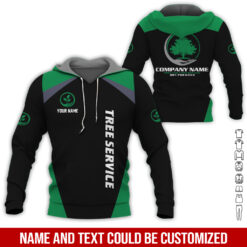 Tree Service Personalized Quarter Zip Hoodie - photo 27