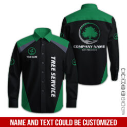 Tree Service Personalized Quarter Zip Hoodie - photo 25