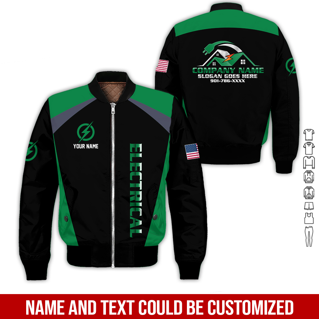 108 Personalized Electrician Service Uniform Shirt - photo 143