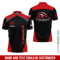 Personalized Electrician Service Uniform Shirt - photo 239