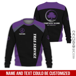 Tree Service Personalized Quarter Zip Hoodie - photo 19
