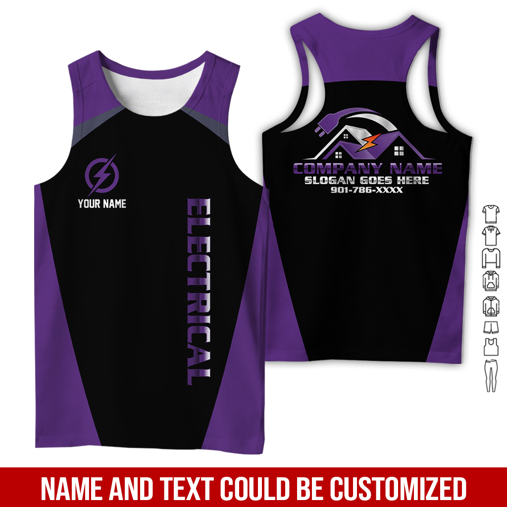 116 Personalized Electrician Service Uniform Shirt - photo 136