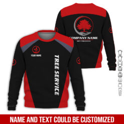 Tree Service Personalized Quarter Zip Hoodie - photo 118