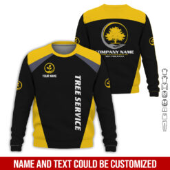 Tree Service Personalized Quarter Zip Hoodie - photo 109