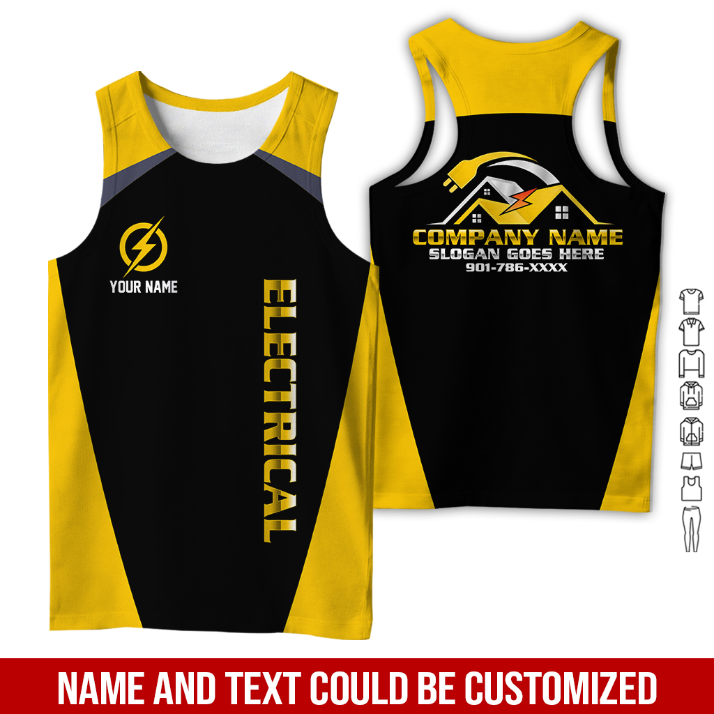 26 Personalized Electrician Service Uniform Shirt - photo 225