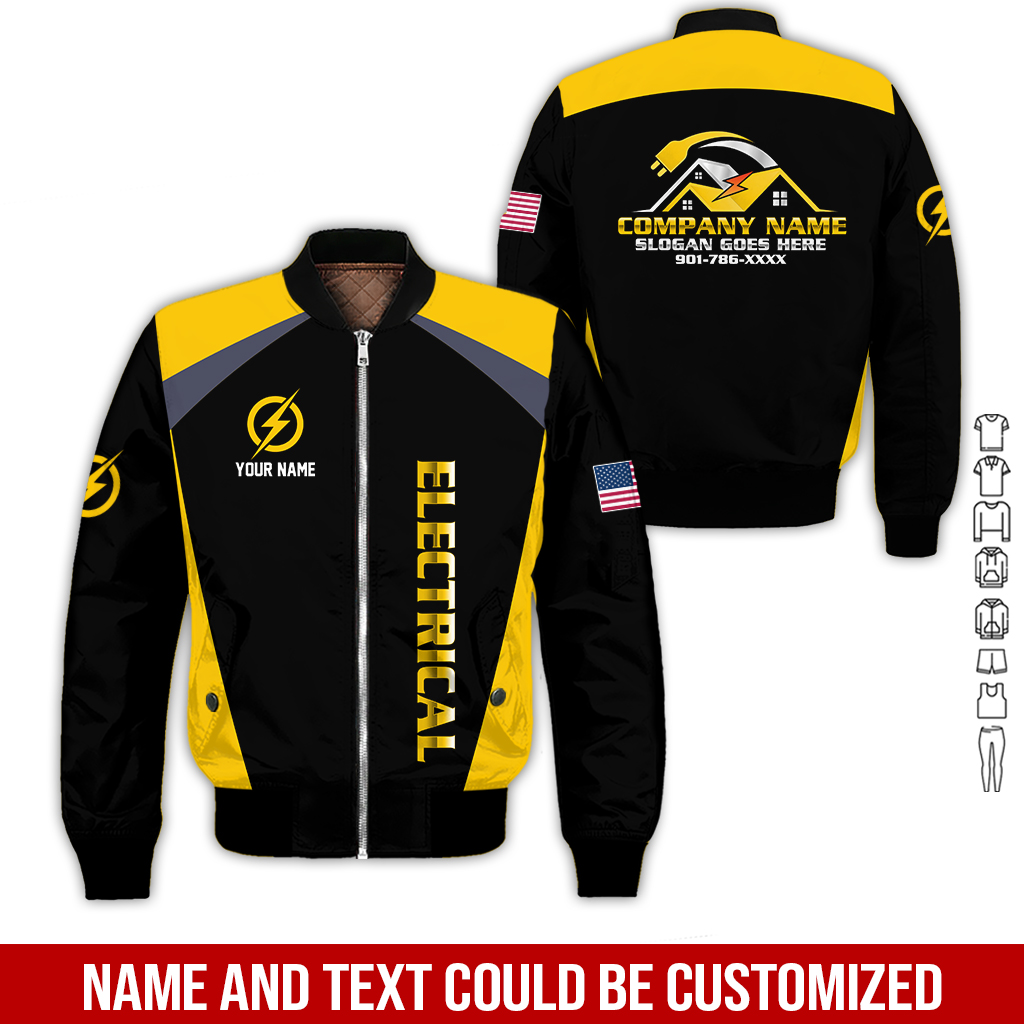 27 Personalized Electrician Service Uniform Shirt - photo 224
