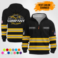 Custom Tow Truck 3D Printed Quarter Zip Hoodie - photo 14