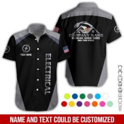 Personalized Electrician Service Uniform Shirt - photo 220