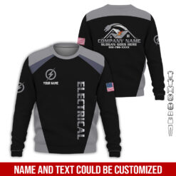 Personalized Electrician Service Uniform Shirt - photo 221