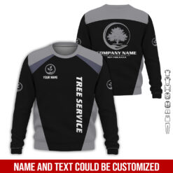 Tree Service Personalized Quarter Zip Hoodie - photo 100