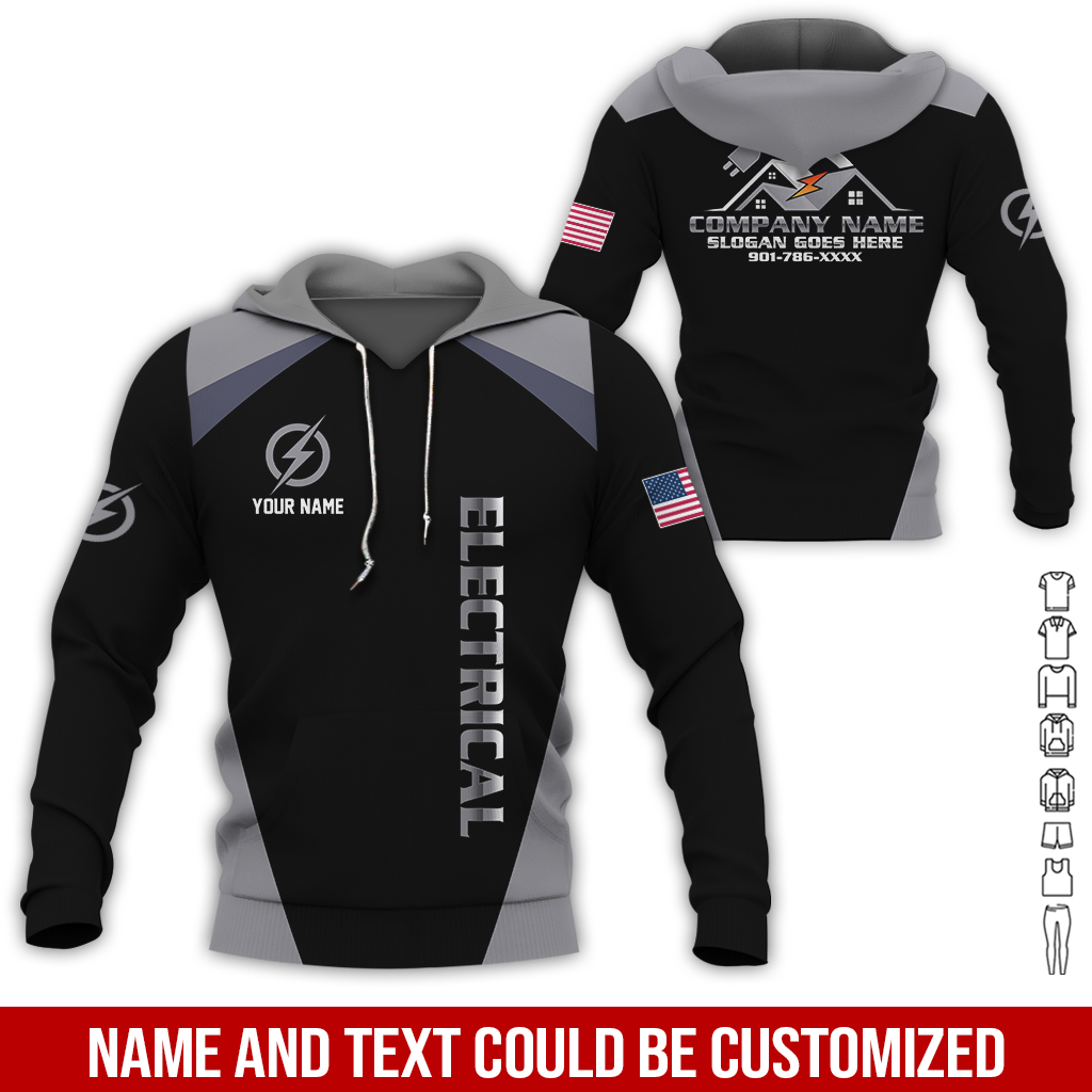 32 Personalized Electrician Service Uniform Shirt - photo 219