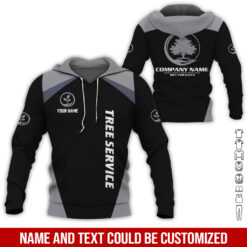 Tree Service Personalized Quarter Zip Hoodie - photo 99