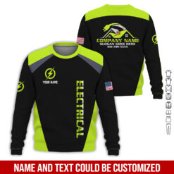 Personalized Electrician Service Uniform Shirt - photo 247