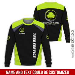 Tree Service Personalized Quarter Zip Hoodie - photo 127