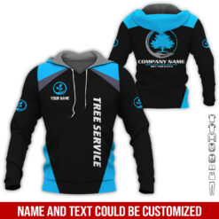Tree Service Personalized Quarter Zip Hoodie - photo 90