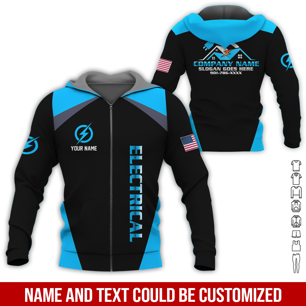 42 Personalized Electrician Service Uniform Shirt - photo 208