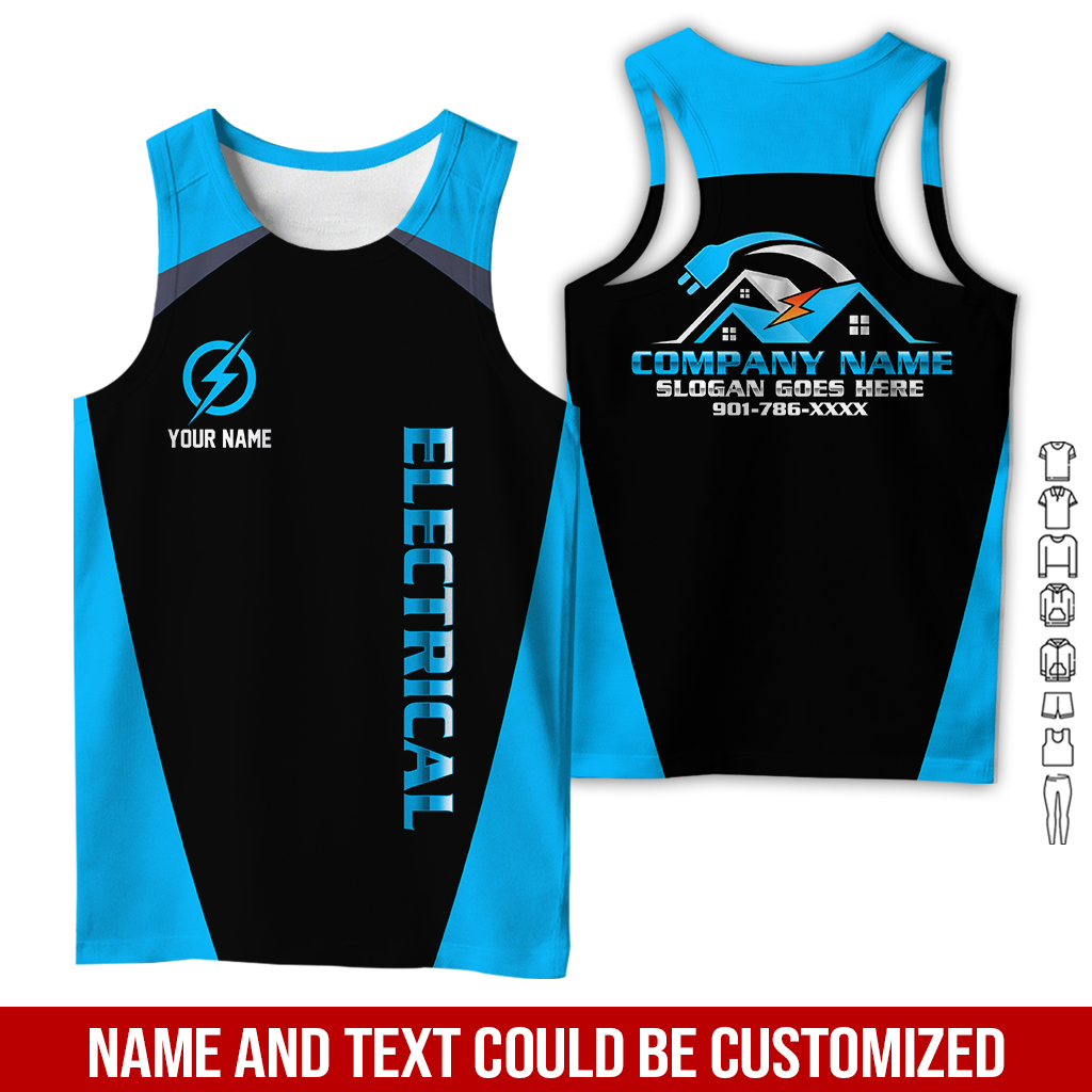44 Personalized Electrician Service Uniform Shirt - photo 207