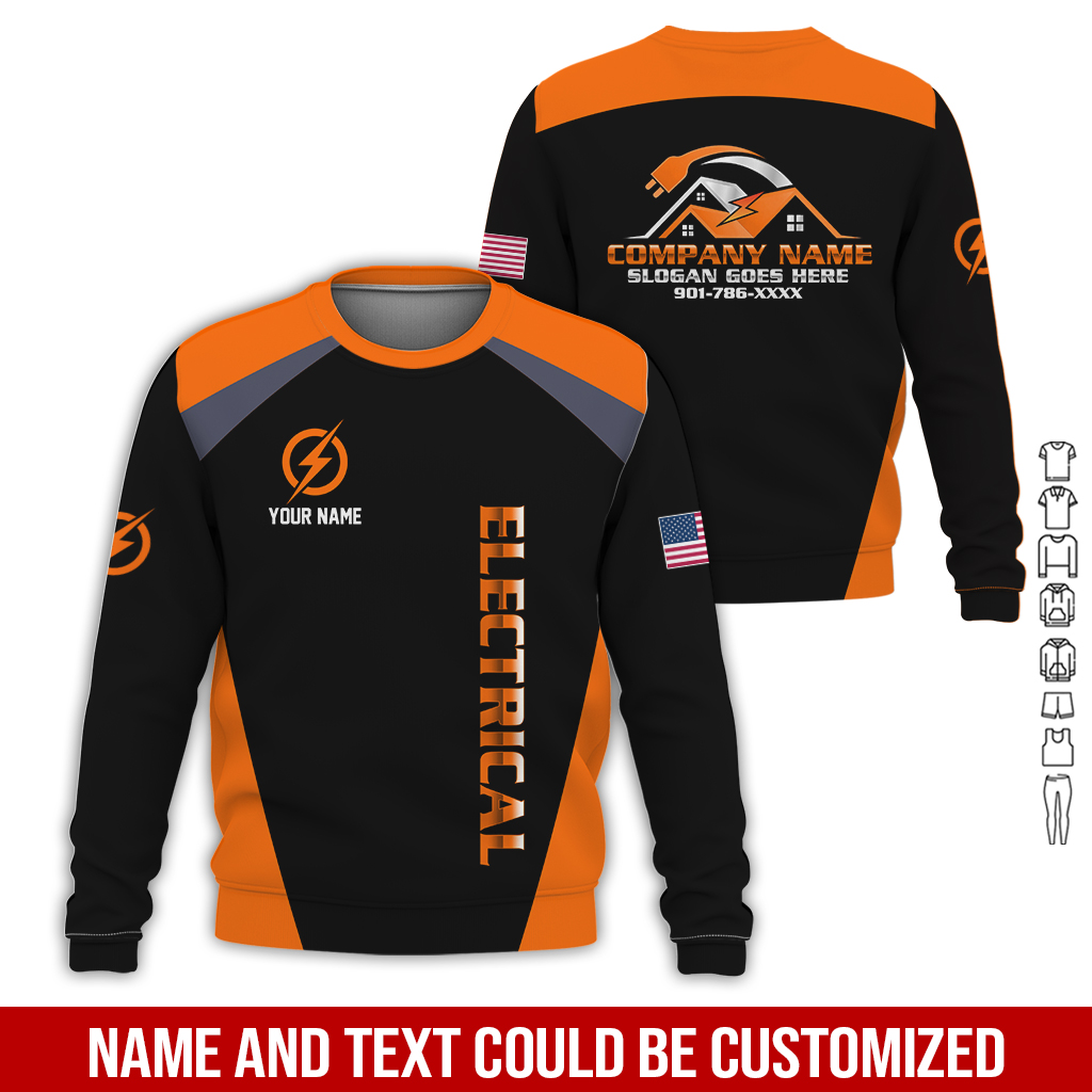 49 Personalized Electrician Service Uniform Shirt - photo 203