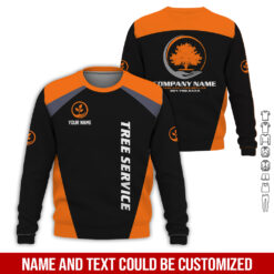 Tree Service Personalized Quarter Zip Hoodie - photo 82