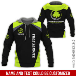 Tree Service Personalized Quarter Zip Hoodie - photo 126