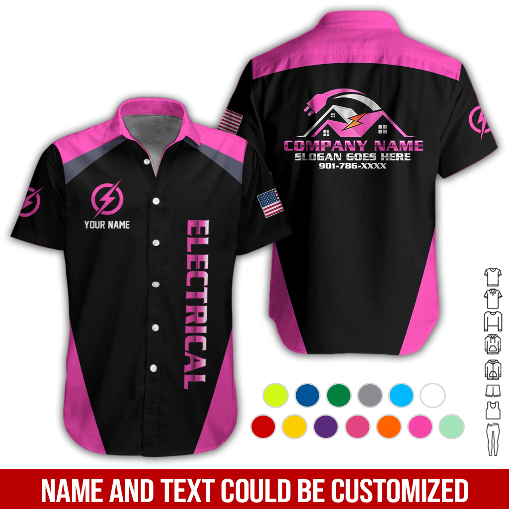 57 Personalized Electrician Service Uniform Shirt - photo 195