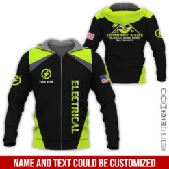 Personalized Electrician Service Uniform Shirt - photo 245