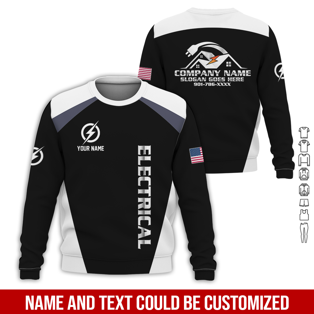 67 Personalized Electrician Service Uniform Shirt - photo 184