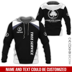Tree Service Personalized Quarter Zip Hoodie - photo 63