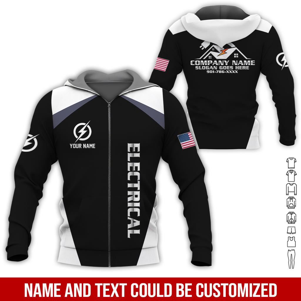 69 Personalized Electrician Service Uniform Shirt - photo 182