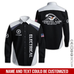 Personalized Electrician Service Uniform Shirt - photo 181