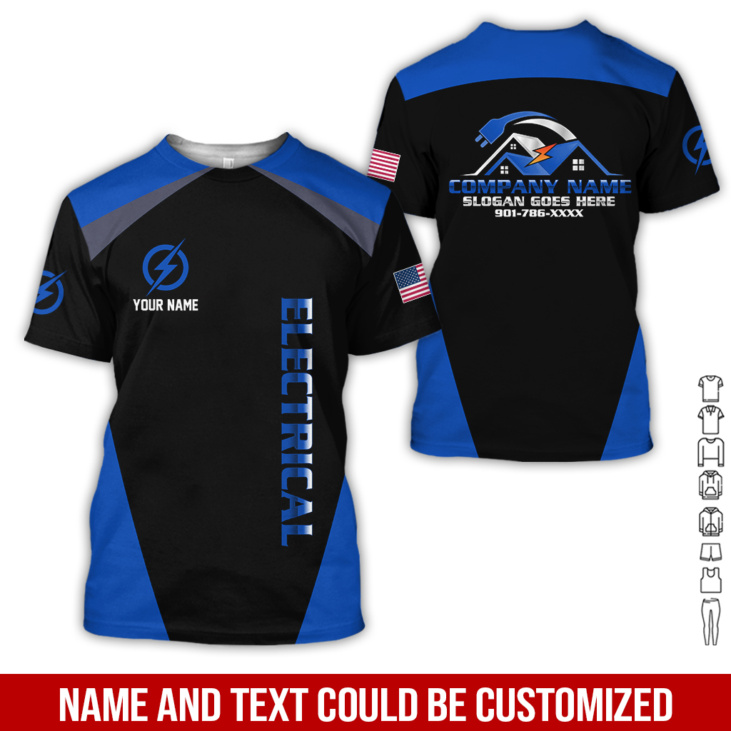 73 Personalized Electrician Service Uniform Shirt - photo 178