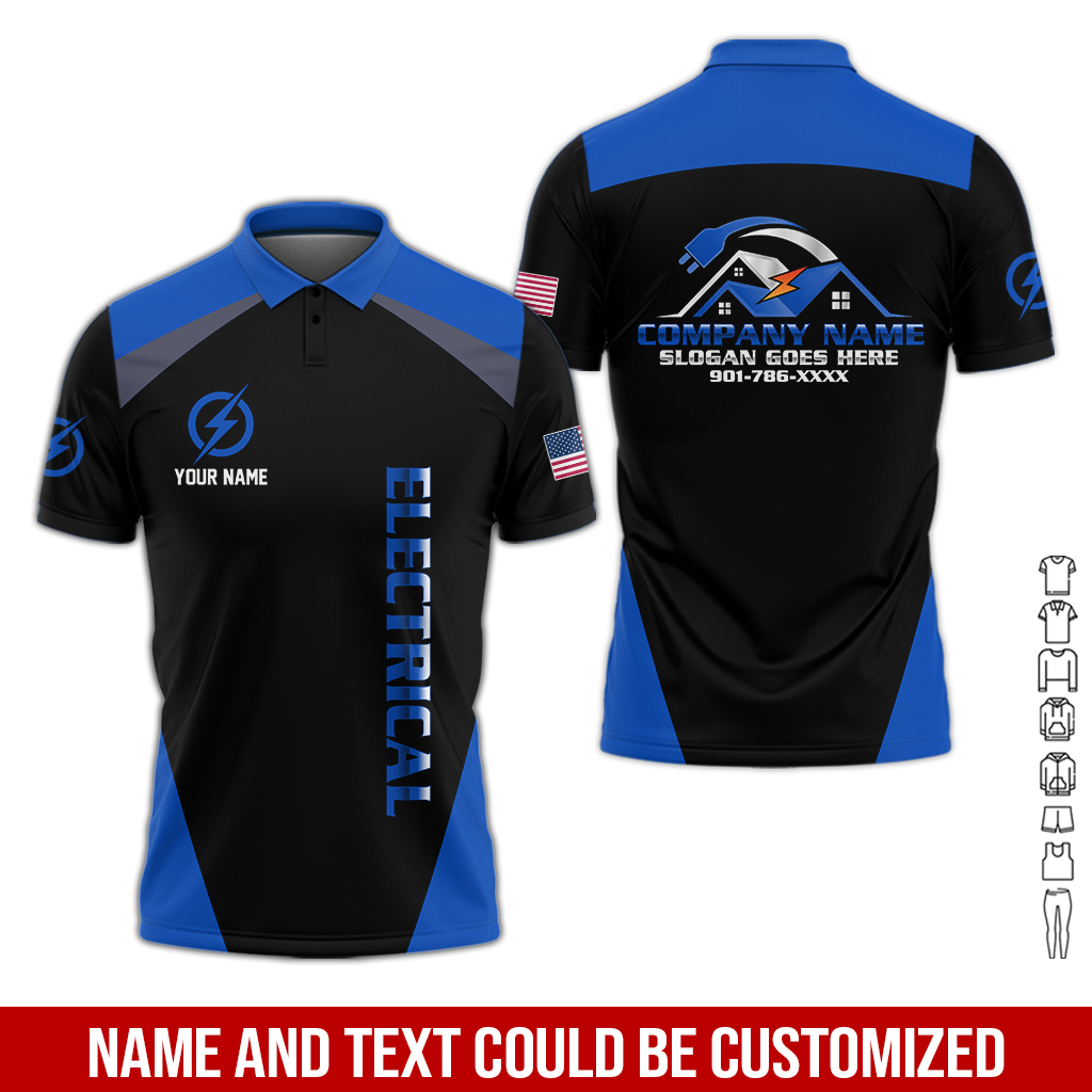 74 Personalized Electrician Service Uniform Shirt - photo 177
