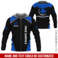 Tree Service Personalized Quarter Zip Hoodie - photo 53