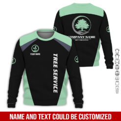 Tree Service Personalized Quarter Zip Hoodie - photo 46