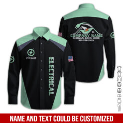 Personalized Electrician Service Uniform Shirt - photo 163