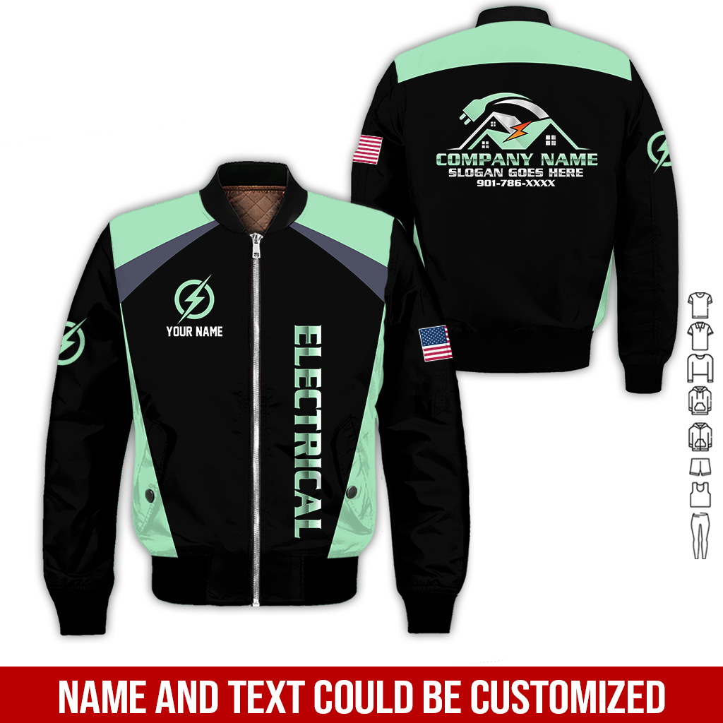 90 Personalized Electrician Service Uniform Shirt - photo 161