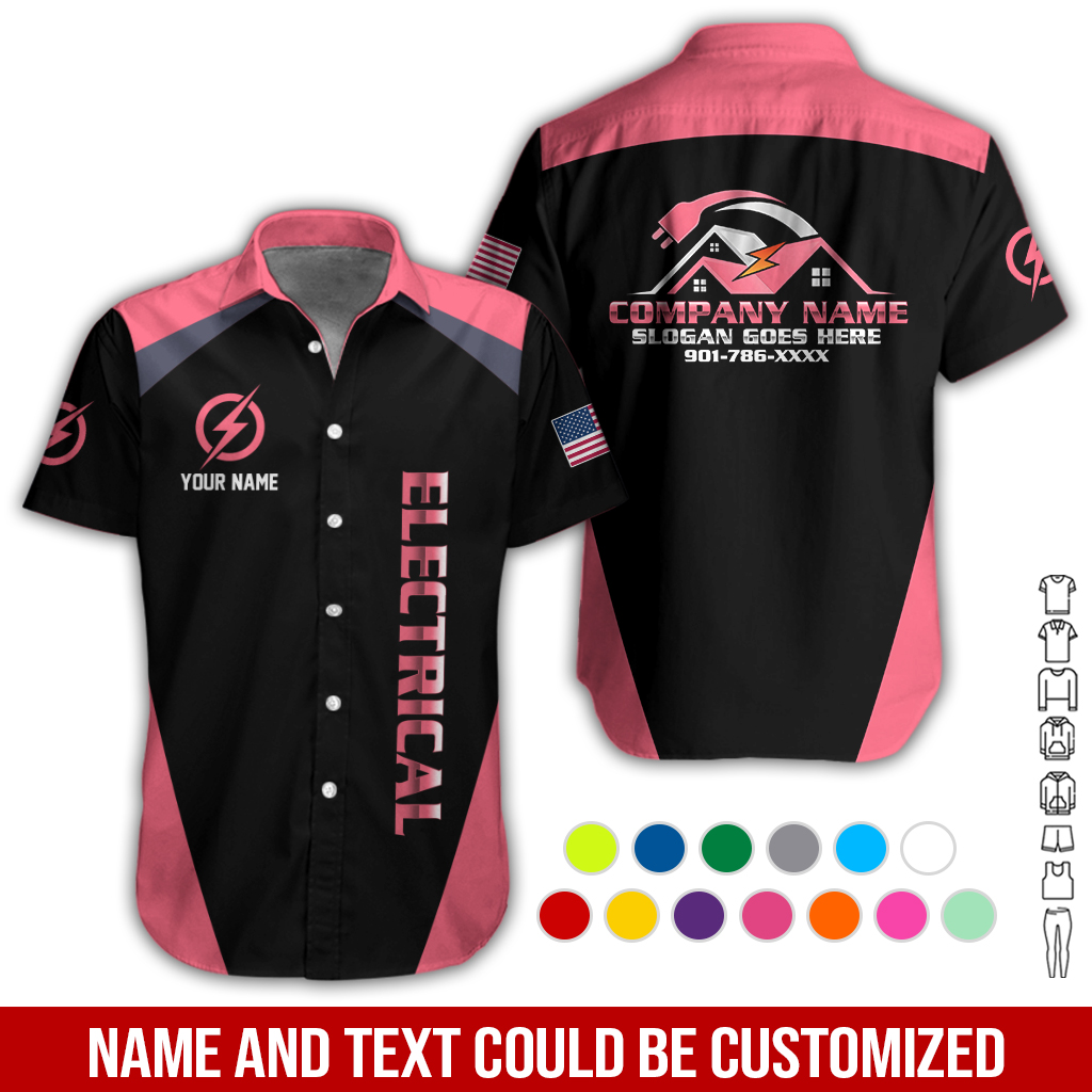 93 Personalized Electrician Service Uniform Shirt - photo 158