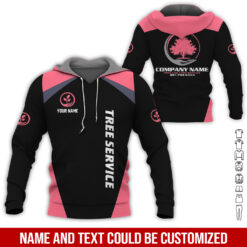 Tree Service Personalized Quarter Zip Hoodie - photo 36