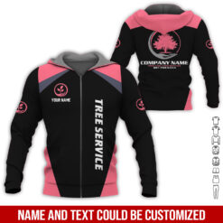 Tree Service Personalized Quarter Zip Hoodie - photo 35
