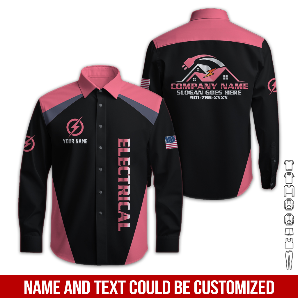 97 Personalized Electrician Service Uniform Shirt - photo 154