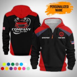 Custom Auto Mechanic 3D Printed Quarter Zip Hoodie - photo 14