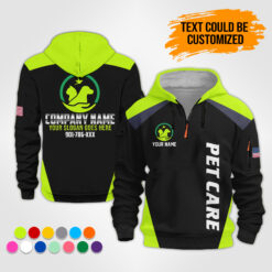 Custom Pet Care Quarter Zip Hoodie - photo 15