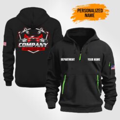 Custom Car Wrap Quarter Zip Hoodie - photo 9