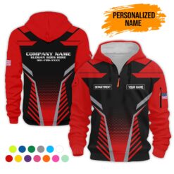 Custom Uniform 3D Printed Quarter Zip Hoodie - photo 14