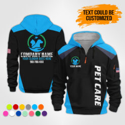 Custom Pet Care Quarter Zip Hoodie - photo 16