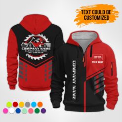Custom Construction Company 3D Quarter Zip Hoodie - photo 14
