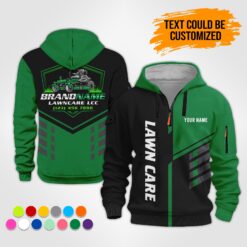 Custom Lawn Care 3D Printed Quarter Zip Hoodie - photo 14
