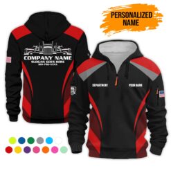 Custom Trucking Company 3D Printed Quarter Zip - photo 14