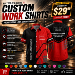 Personalized Company Logo & Name Uniform Shirt - photo 126