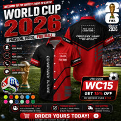 Custom Company Brand Uniform Shirt – Personalized Name, Logo & Colors PC360